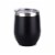 Kitcheniva Stainless Steel Wine Tumbler - 1 Pack Black Perspective: front