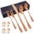 Kitcheniva Silverware Flatware Cutlery Set Of 20 - Rose Gold Perspective: front