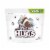 Hugs Milk Chocolate Hugged by White Creme Candy Perspective: front