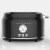Frigidaire 2-Slice Retro Toaster - Black Perspective: front