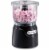 Hamilton Beach Electric Vegetable Chopper & Mini Food Processor Black Perspective: front