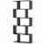 Hivvago 5-Tier Bookshelf with Anti-Toppling Device for Living Room Home Office-Black Perspective: front