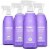 Method All-Purpose Cleaner Spray, French Lavender, 28 oz Spray Bottles, (Pack of 4) Perspective: front