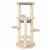 Hivvago 5-level Wooden Cat Tree with Padded Perch Non-woven Hammock-Gray Perspective: front