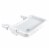 hauck Alpha High Chair Tray Table Compatible with Wooden Alpha+ and Beta+, White Perspective: front