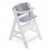hauck High Chair Pad Deluxe Cushion for Alpha+ and Beta+ Wooden Highchair, Grey Perspective: front