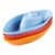 HABA 3 Piece Stacking Boat Set Perspective: front