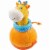 HABA Roly Poly Giraffe Soft Wobbling & Chiming Baby Toy with Teething Rings Perspective: front