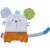 HABA Crackly Mouse Machine Washable Sensory Crinkle Cloth Baby Toy Perspective: front