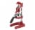 Cilio Amalfi Commercial Grade Manual Citrus Juicer, Extractor, and Juice Press, Red Perspective: front