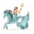 Schleich Mermaid Eyela Riding Underwater Horse Toy Perspective: front