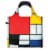 LOQI Museum Piet Mondrian's Composition Reusable Shopping Bag Perspective: front