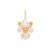 Pokemon Center Alcremie Mawhip A La Mode Caramel Orange 6 Inch Keychain Plush Perspective: front