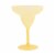 Tzeng Shyng Color Changing Margarita Glass - Yellow Perspective: front