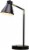 ATAYAL OB LED Desk Lamp USB Charging Port, 270° Swivel Arms Soft White Reading Light, Black Perspective: front