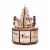 Wood Trick Santa's Carousel 97 Piece Adult Kid Functional 3D Wooden Model Kit Perspective: front