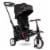 smarTrike 6 in 1 Modular Stroller Tricycle, 1 Handed Steering, Black and White Perspective: front