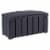 Strata Products Outdoor 85 Gallon Garden Storage Box with Double Door Lid, Black Perspective: front