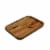 [ Set Of  3] Acacia Serving rectangle tray / dish 10  X 7 Perspective: front