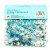 4 Pk 14g Each Blue Christening Glitz Table Confetti Party Sprinkles Decorations Perspective: front