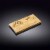 [ Set Of  10] Natural Bamboo Tray 7.75  X 4  | 20 X 10 Cm WL-771011/A Perspective: front
