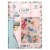 The Vintage™ Cosmetic Company Pink Floral Satin Floral Shower Cap Perspective: front