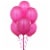 25 Fuchsia Pink Balloons Party Decorations Birthday Wedding Helium Air Plain Perspective: front