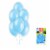 25 Latex balloons Light Blue Birthday Wedding Christening Party Decorations 12  Plain Perspective: front