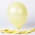 25 pcs 12  Metallic Yellow Colour Latex balloons birthday party celebrations Perspective: front