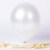 5 Quality Latex Balloons Pearl White Christening wedding Party Decorations Plain Perspective: front