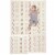 CHILDLIKE BEHAVIOR Baby Play Mat - Beige Mudcloth 72x48 Inch Perspective: front