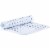 TranquilBeauty White Non-Slip Bath Mat | 88x40cm/35x16in Perspective: front