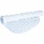 TranquilBeauty Curved White Shower Mat 54x54cm/21x21in | Non-Slip Perspective: front