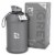 THE GYM KEG Nardo Grey 74oz | Half Gallon | Water Bottle | Carry Handle | Sport & Reusable Perspective: front