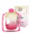 THE GYM KEG 1 Gallon Yellow-Pink Gradient Water Bottle | BPA-Free, Leakproof Perspective: front