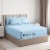 CGK Linens 6 Piece Extra Deep Pocket Microfiber Sheet Set - King - Light Blue Perspective: front