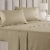 CGK Linens 4 Piece 100% Cotton 400 Thread Count Sheet Set - Full - Beige Perspective: front