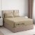 CGK Linens 21 Inch Extra Deep Pocket 4 Piece Microfiber Sheet Set - King - Beige Perspective: front