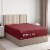 CGK Unlimited Extra Deep Pocket Microfiber Fitted Sheet - Twin Extra Long - Burgundy Perspective: front