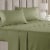 CGK Linens 4 Piece 100% Cotton 400 Thread Count Sheet Set - Full - Sage Green Perspective: front