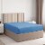CGK Linens Deep Pocket 14 - 16 Inch Microfiber Fitted Sheet - Twin - Denim Blue Perspective: front