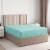 CGK Unlimited Deep Pocket 14 - 16 Inch Microfiber Fitted Sheet - Twin - Spa Blue Perspective: front