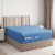 CGK Unlimited Extra Deep Pocket Microfiber Fitted Sheet - Twin Extra Long - Denim Blue Perspective: front
