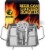 MOUNTAIN GRILLERS Beer Can Chicken Roaster Stand - Stainless Steel Holder Perspective: front