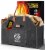 MOUNTAIN GRILLERS Heavy Duty Canvas Firewood Carrier - Carrying Wood & Logs Made Easy! Perspective: front