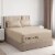 CGK Linens 4 Piece Deep Pocket Microfiber Sheet Set - Full - Cream Perspective: front