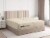 CGK Unlimited Extra Deep Pocket Microfiber Fitted Sheet - Split King - Cream Perspective: front