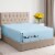 21 Inch Extra Deep Pocket Fitted Sheet 100% Cotton 400 Thread Count Perspective: front