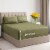 CGK Linens 21 Inch 400 Thread Count 100% Cotton King 3 Piece Sheet Set - Sage Green Perspective: front