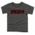 The Batman Logo With Red Bat Short Sleeve Toddler Tee / T-Shirt Perspective: front